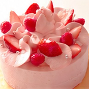 ピンククリームリボン